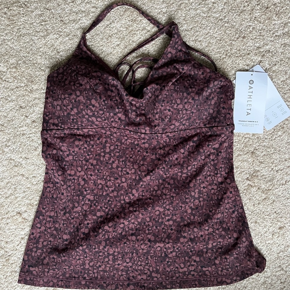 Athleta Triangle Tankini A-C size L